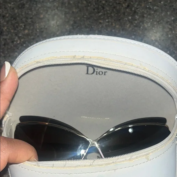 Dior Black and Silver Sunglasses - Picture 5 of 5